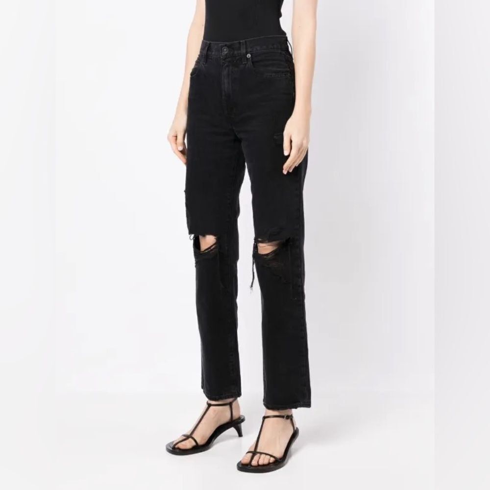 NWT SLVRLAKE Black Distressed Women's Jeans